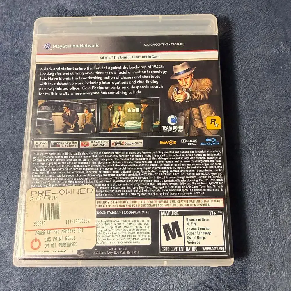 L.A. Noire (PlayStation 3)